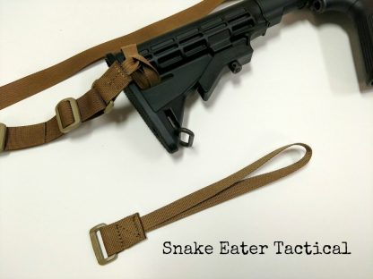 2 point rifle sling simple quick adjust snake eater tactical attachment loop buttstock