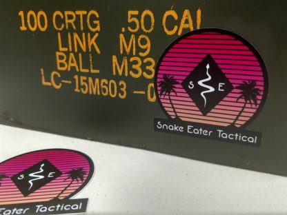 SET Sunset Sticker