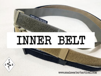 IDOGEAR Tactical Inner Belt – Nylon Hook Liner Belt For Men, 1.7 Inch, Airsoft Hunting Army Gear (Black/Khaki)